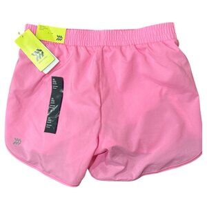 NWT All In Motion Girls Shorts Size XL Pink Athletic Mid-Rise Built-In Liner